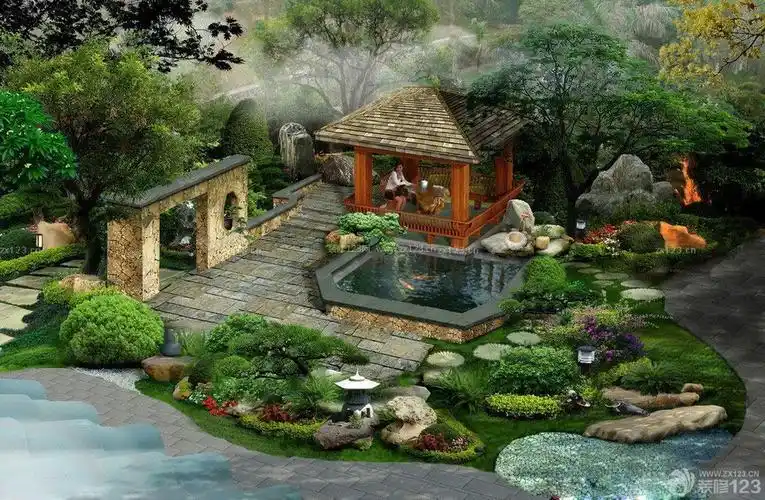 最新别墅园林设计效果图