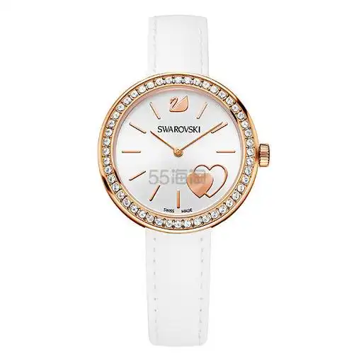七夕礼物swarovski施华洛世奇daytimewhiteheart小天鹅女士手表