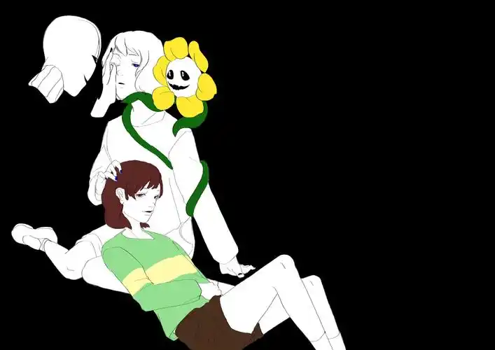 反正所有人喜欢frisk就好啦(≥▽≤)不过懒得上色