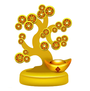 卡通摇钱树图片大全