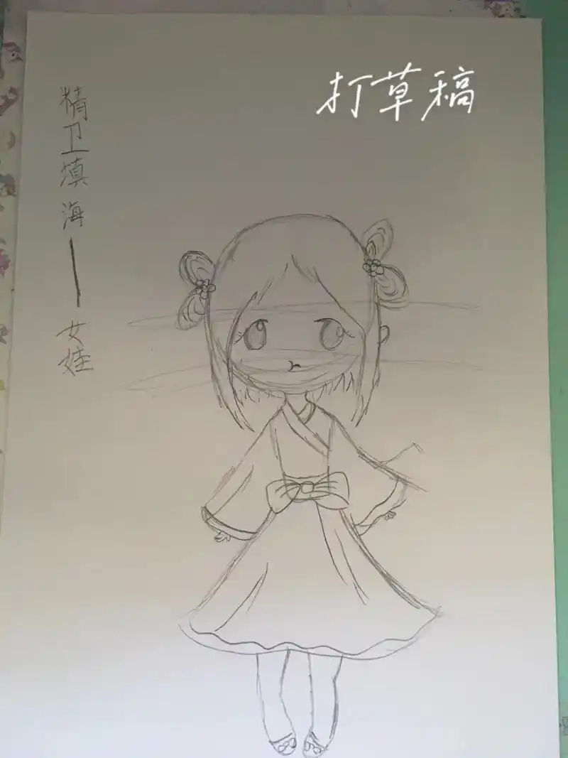 #动漫人物绘画 #手绘 #日常瞎画 #漫画女孩 #可爱卡通头 - 抖音