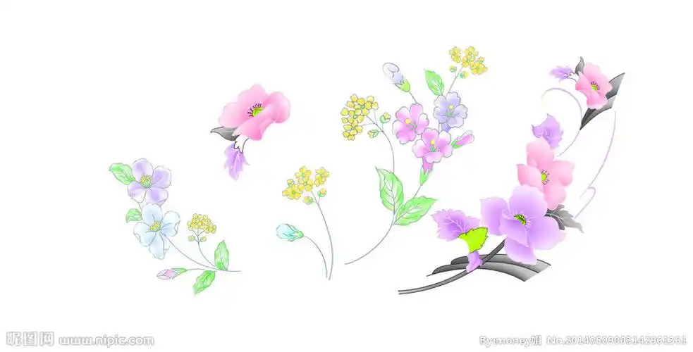 花朵设计图__背景素材_psd分层素材_设计图库_昵图网nipic.com