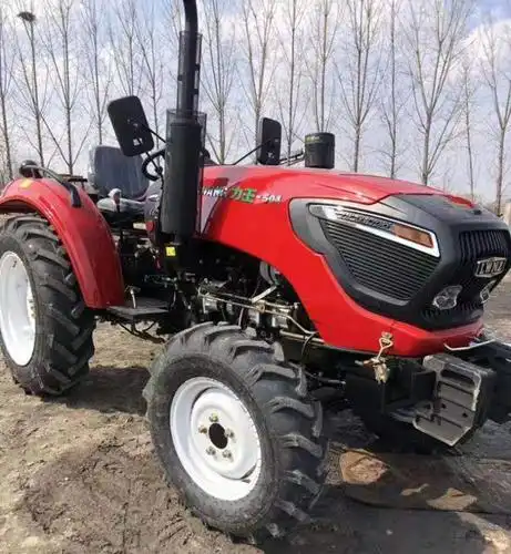 力王504农用四轮拖拉机 多功能四驱耕地机 直补价