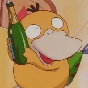 在逃可达鸭头像