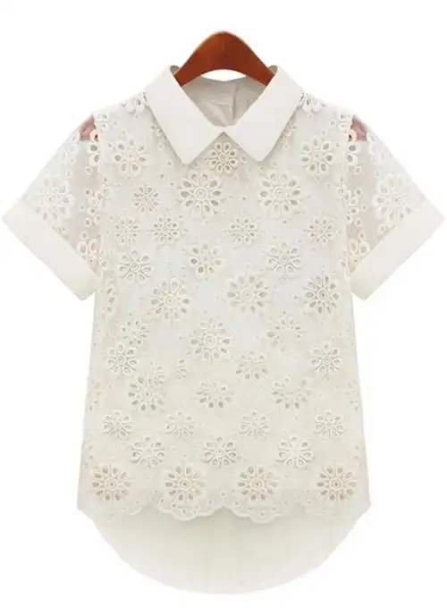 蕾丝短袖