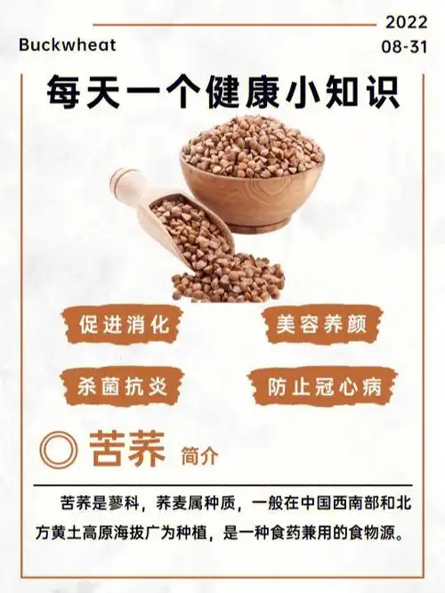 苦荞的功效0416615促进消化苦荞中所含的苦荞纤维素含量很高,是