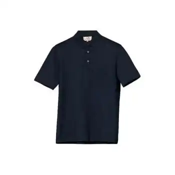 hermes爱马仕短袖t恤男纯色fw21纯色宽松短袖polo衫2022年新款夏