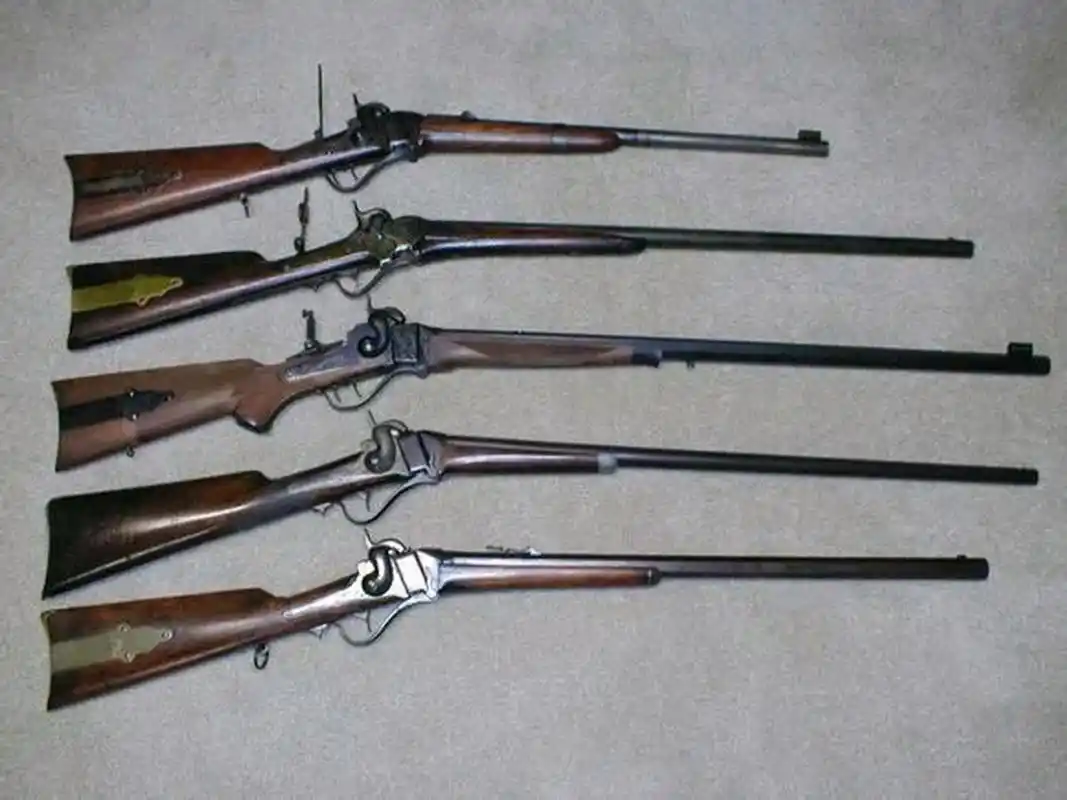 夏普斯后装枪是美国内战中最受欢迎的一款使用击发式发射机构的步枪