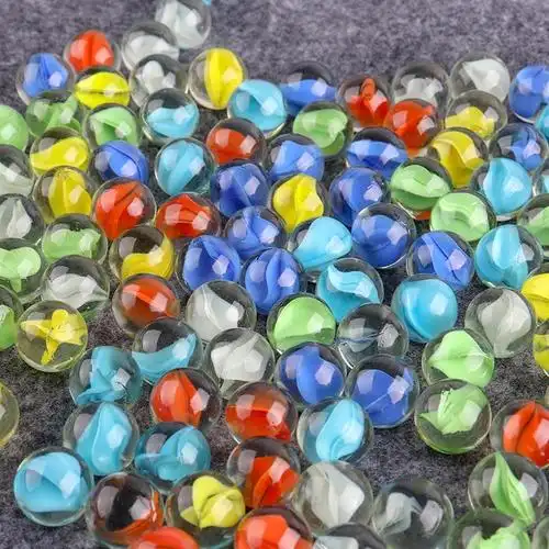 16mm儿童跳棋玻璃珠80后90后童年怀旧儿时弹珠复古玩具经典游戏