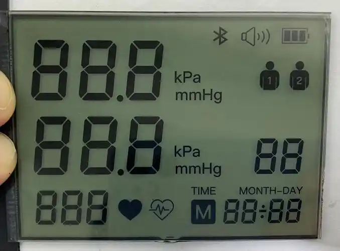 血压计类定 制用 高清数字液晶显示屏 配背光夜晚也清晰显示