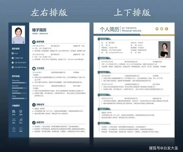 个人简历模板下载?_排版_内容_设计