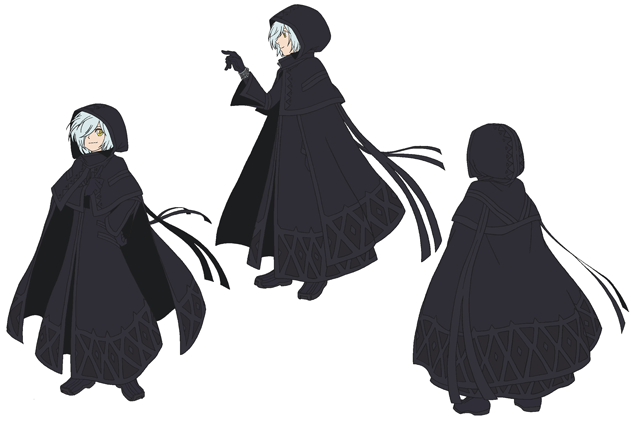 里面有主角觉醒的一节,求各位帮我设计一种蓝色的帅气衣服,最好带斗篷