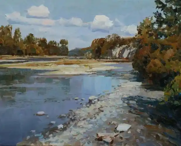 俄罗斯风景之美亚历山大巴比奇风景油画作品欣赏