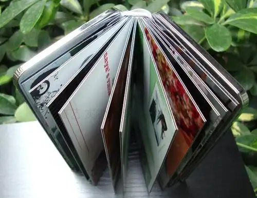 3*7寸卡拉特镀铬边水晶相册制作 米娜掌中宝册子宝宝/写真册定制