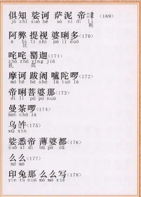 楞严咒 注音读诵版