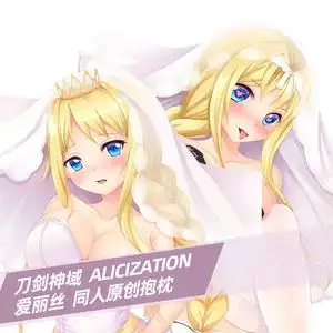 麦芽堂动漫周边刀剑神域爱丽丝等身抱枕套靠垫订制生日礼物包邮