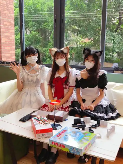广州二次元桌游店6900敲萌女仆陪你玩72