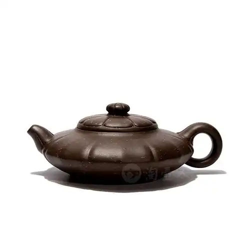 宜兴名家江建翔紫砂壶作品《葵扁壶》原矿全手工优惠全场包邮真品保证