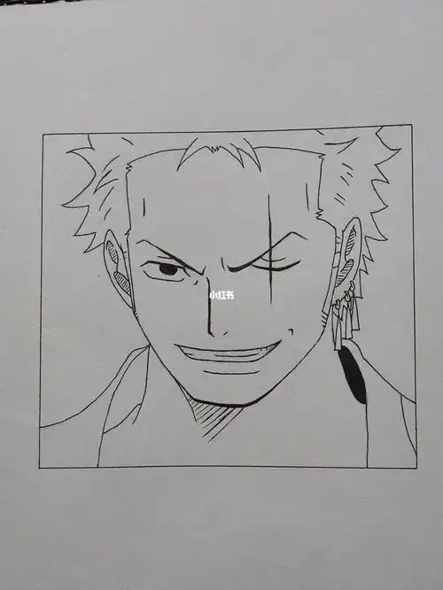 临摹海贼王人物