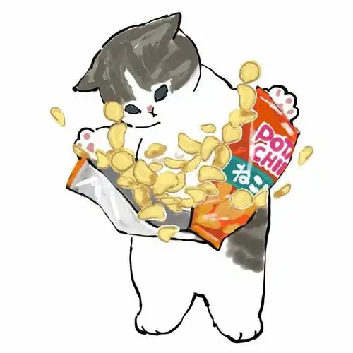 超可爱猫猫手绘图傻傻的小猫萌翻了