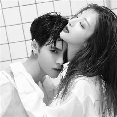 情头情侣双人头像两张黑白高清好看