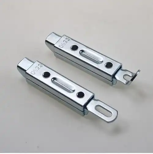 拉动式自动弹簧工业门插销mx06联动式自锁天地暗插销门销滑入式