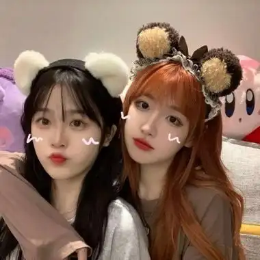 ins风闺蜜头像图片