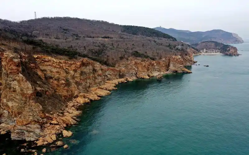 大连滨海路石槽海滨航拍(2023.3.26)