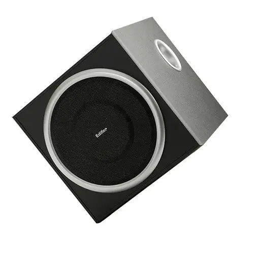 edifier/漫步者 c2 多媒体2.1声道有源电脑音箱 木质低音炮音响