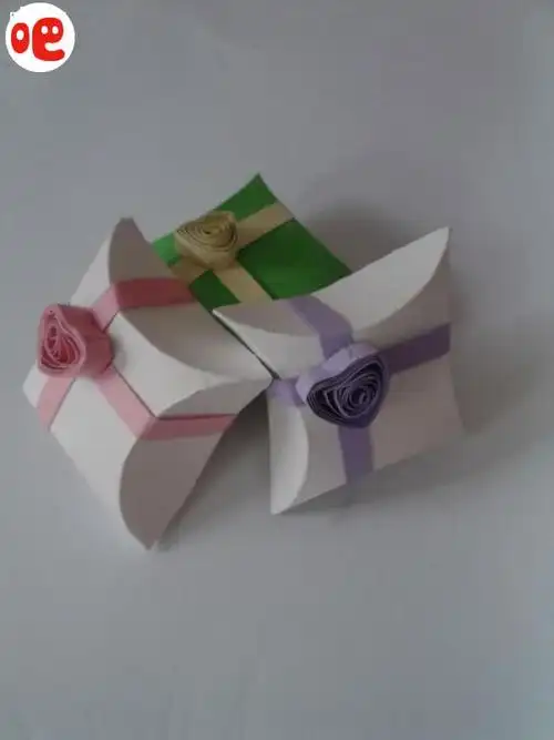 折叠礼品盒折纸制作