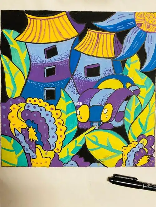 色调练习对比色