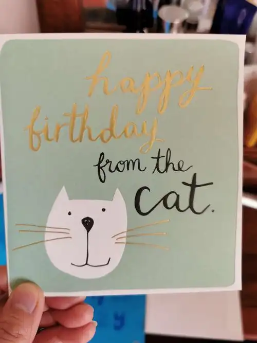 生日贺卡,太感动,差点在娃面前哭出来感谢大家一直以来的厚爱