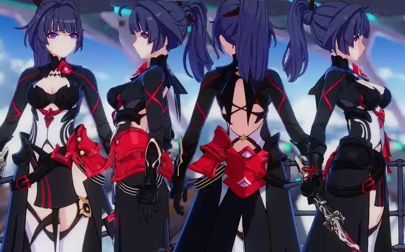 断罪影舞新换装皮肤【鬼胄蛇影】舰船展示!感觉好看多了!