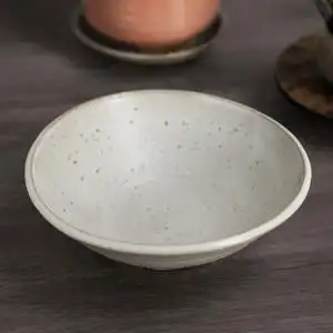 国内陶艺匠人 手工粗陶拉坯 7.5英寸宽碗汤碗餐碗面碗大钵 现货