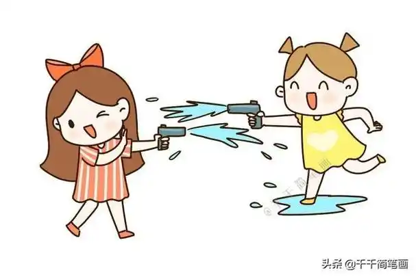 孩子环保意识的好机会哦今天为大家准备了多种泼水节传统活动的简笔画