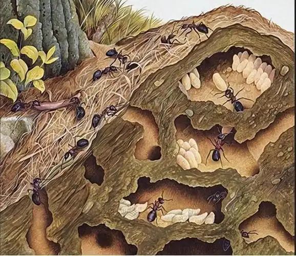 从筑巢,觅食到保护巢穴,每个蚂蚁个体都在社群中扮演着独特而关键的