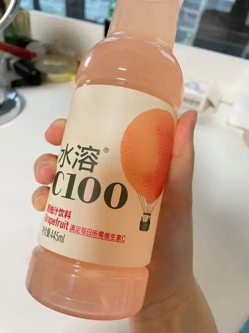 农夫山泉水溶c100西柚汁饮料445ml