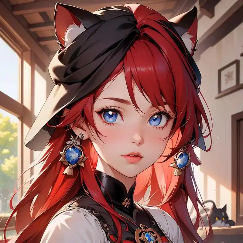 头像 #漫画头像 听说你们喜欢猫耳朵 - 抖音