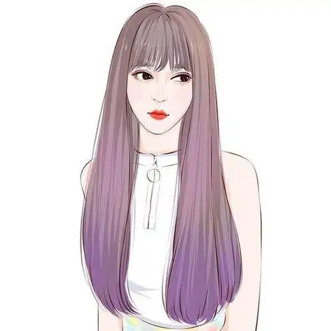 微信长发卡通头像图片大全 卡通头像图片大全 -【爱个性】