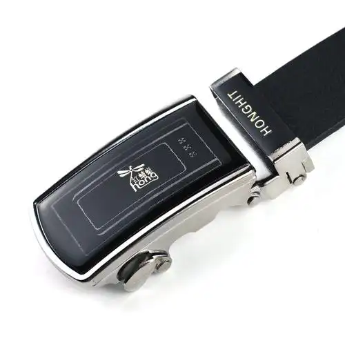 批发男士皮带航空腰带35自动扣皮带地摊皮带男士腰带送录音