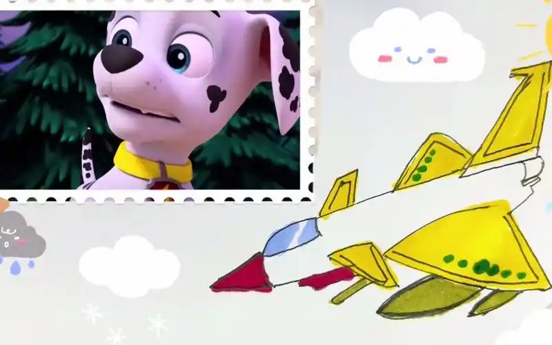 侦察机简笔画,这样画飞机简单超级帅,画画.