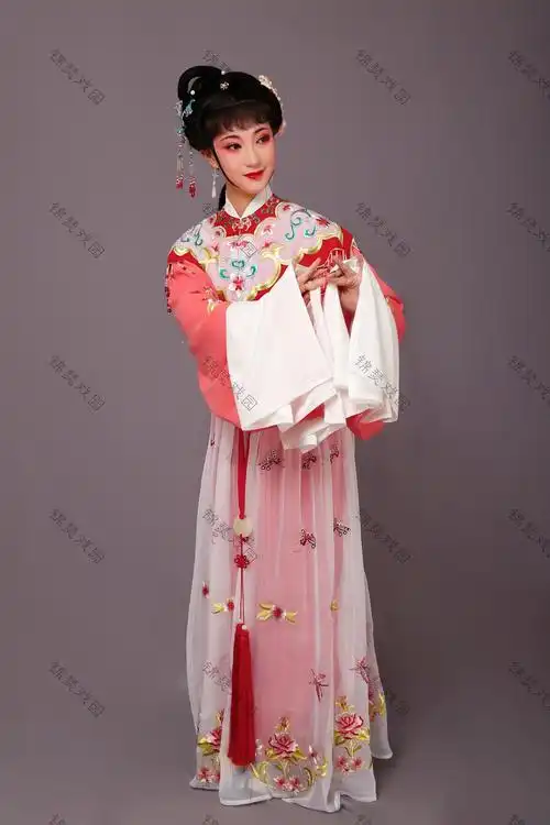 越剧西厢记花旦小旦闽剧歌仔粤剧黄梅戏民族服装