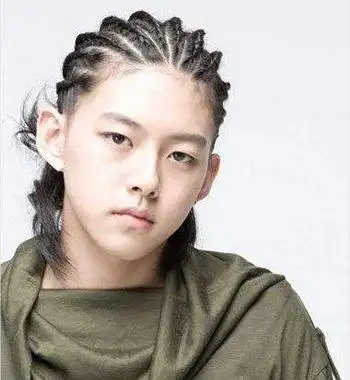 男生玉米辫子怎么编,男生发型图片,发型图片