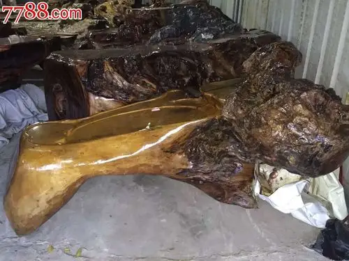 精品金丝楠木树根随形