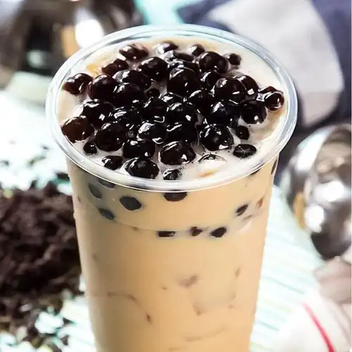 奶茶珍珠吸管粉圆黑珍珠专用原料500g真空珍珠奶茶粉