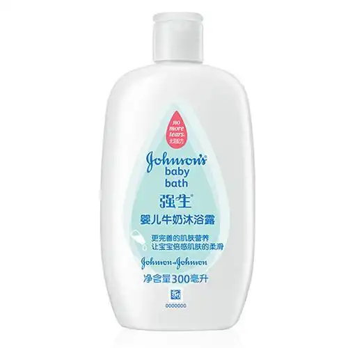【京东超市】强生(johnson) 婴儿牛奶沐浴露1l 300ml