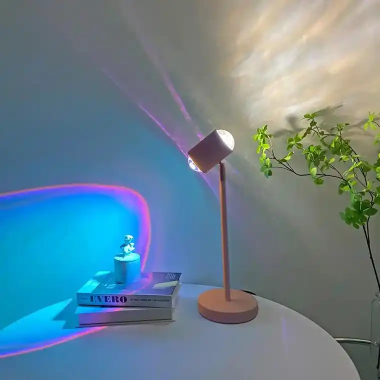 这款日落投影灯真的太美了!拍照,直播,背景都超级好看,营造出 - 抖音