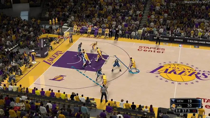 【nba2k14】紫金王朝11 灰熊 91-105 湖人