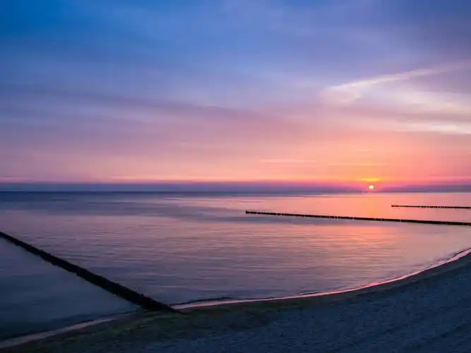 晚霞,大海,夕阳,落日,天空,晚霞壁纸图片