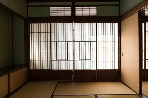 日式障子门,竟然是一块格子布?